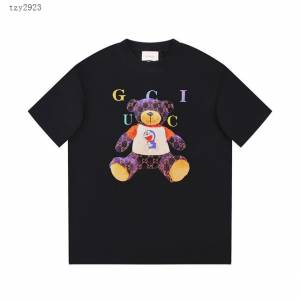 Gucci古奇專櫃古馳2023SS新款印花T恤 男女同款 tzy2923