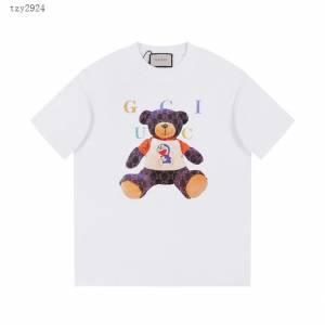 Gucci古奇專櫃古馳2023SS新款印花T恤 男女同款 tzy2924