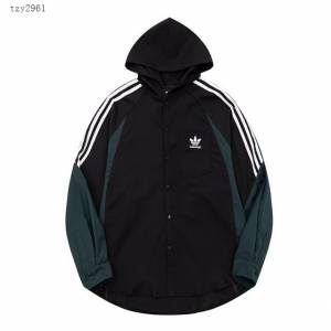 Balenciaga X Adidas專櫃巴黎世家2023FW新款聯名連帽風衣外套 男女同款 tzy2961