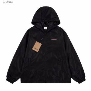 Burberry專櫃巴寶莉2023FW新款拉鏈連帽風衣外套 男女同款 tzy2974