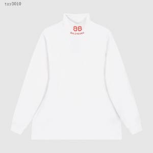Balenciaga專櫃巴黎世家2023FW新款印花高領長袖打底衫 男女同款 tzy3010