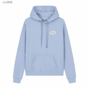 Dior專櫃迪奧2023FW新款刺繡拉絨連帽衛衣 男女同款 tzy3038