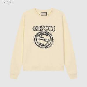 Gucci古奇專櫃古馳2023FW新款印花圓領衛衣 男女同款 tzy3068