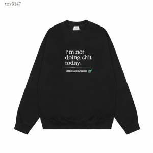 Vetements專櫃維特萌2023FW新款紮染印花圓領衛衣 男女同款 tzy3147