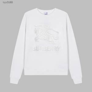 Burberry專櫃巴寶莉2023FW新款毛巾繡圓領衛衣 男女同款 tzy3168