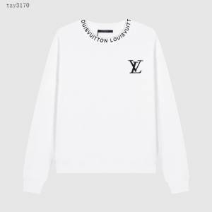 Louisvuitton路易威登Lv專門店2023FW新款刺繡印花圓領衛衣 男女同款 tzy3170
