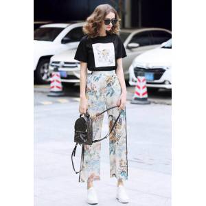 Chanel女裝 香奈兒套裝 法國專櫃同步 2019新款 大爆款 大腳褲休閒套裝  xly1405