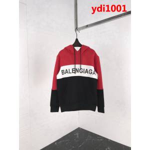 BALENCIAGA巴黎世家  18ss秋冬新款 撞色拼接 太空棉連帽衛衣 ydi1001
