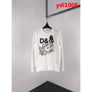 DＧ杜嘉班納 18SS秋冬新款 愛心皇冠 塗鴉字母印花 純棉衛衣 ydi1008