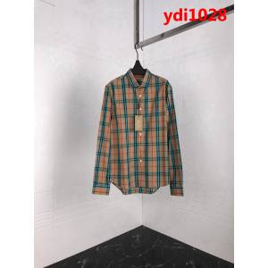 BURBERRY巴寶莉 18ss秋冬新款 新配色 純棉格紋長袖襯衫 男女同款 ydi1028