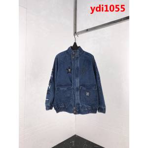 CHANEL香奈兒 18SS新款 刺繡LOGO 做舊洗水牛仔外套 情侶款 ydi1055