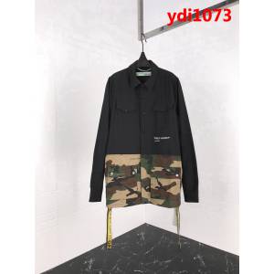 OFF WHITECAMOUFLAGE FIELD JACKET迷彩夾克外套 迷彩綠色長袖野戰夾克 ydi1073