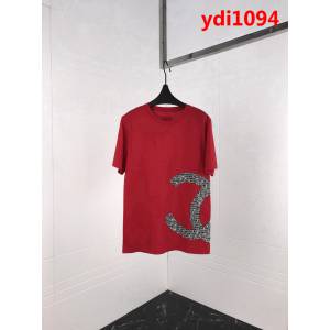 CHANEL香奈兒 19FW春夏新款 簡單百搭 經典雙“C”LOGO短袖 情侶款 ydi1094