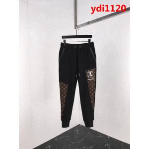 LV路易威登 定制老花logo圖案拼接 18SS秋冬衛褲 ydi1120