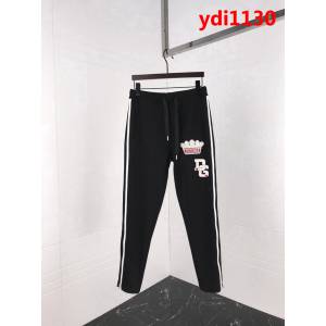 DＧ杜嘉班納 18秋冬新款 刺繡毛巾布logo 男款衛褲 ydi1130