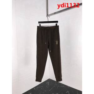 FENDI芬迪 18秋冬新款 金色串珠老佛爺印度絲 衛褲 特別款 ydi1132