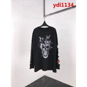 Heron Preston19ss官網最新款 骷髏頭前後印花圓領衛衣 情侶款 ydi1134