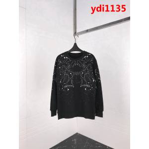Christian Louboutin18ss秋冬新款 爆款CL 星座印花燙鑽套頭衛衣 情侶款 ydi1135