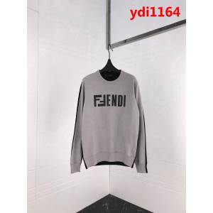 FENDI芬迪 專櫃同步 2018年新款 灰色圓領衛衣 潮流時尚 情侶款 ydi1164