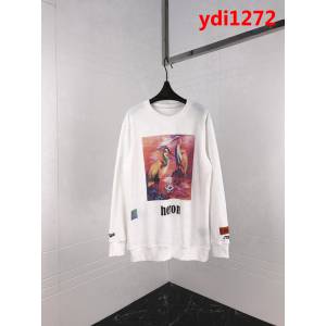 Heron Preston19ss官方最新款 粉紅雙鶴系列 圓領衛衣 情侶款 ydi1272