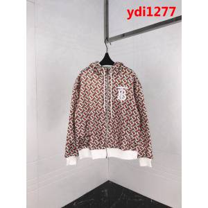 BURBERRY巴寶莉 全新logo系列 限量款 全身B字格紋新logo 拉鏈外套 男女同款 ydi1277