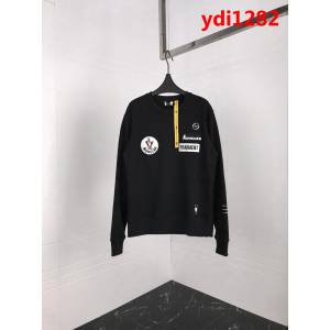 MONCLER蒙口X Fragment18SS蒙口藤原浩閃電限定款 雙LOGO毛巾布刺繡 Backstag男款衛衣 ydi1282