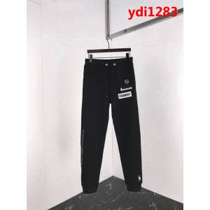 MONCLER蒙口X Fragment18SS蒙口藤原浩閃電限定款 雙LOGO毛巾布刺繡 Backstag男款衛褲 ydi1283
