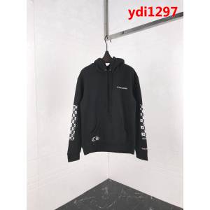 Chrome hearts 克羅心 18ss秋冬新款 梵文印花圖案 加絨加厚連帽衛衣 情侶款 ydi1297
