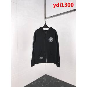 Chrome hearts 克羅心 18ss秋冬新款 梵文印花圖案 加絨加厚拉鏈衛衣 情侶款 ydi1300