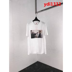 SUPREME 19春夏新款 喋血雙雄 純棉汗布 男款白色短袖 ydi1332