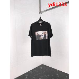 SUPREME 19春夏新款 喋血雙雄 純棉汗布 男款黑色短袖 ydi1333