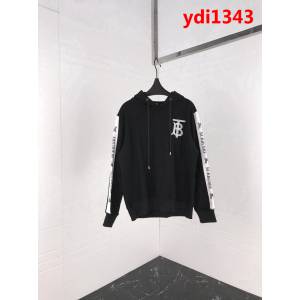BURBERRY巴寶莉 Riccardo Tisci限量專屬標識 英倫B字母 連帽抓絨男款衛衣 ydi1343