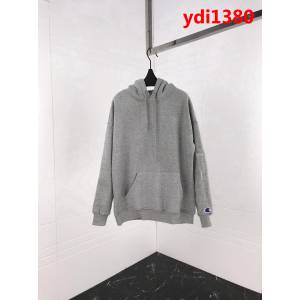 CHAMPION日版冠軍 爆款 手臂刺繡 磨毛抓絨 深空灰連帽衛衣 情侶款 ydi1380