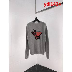 GVC紀梵希 18SS秋冬新款 提花粉色三角形圖案 毛衣 情侶款 ydi1424