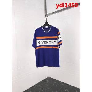 GVC紀梵希 19ss春夏新款 立體字母刺繡 絲光棉短袖 男女同款 ydi1450