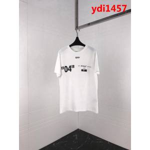 OFF-white19ss春夏新款 04支線系列 箭頭印花 精梳棉短袖 男女同款 ydi1457
