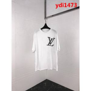 LV路易威登 19ss早春 胸口大倒字母限定款 精梳棉短袖 情侶款 ydi1473