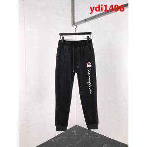 ChamPion冠軍 18ss秋冬新款 品牌字母刺繡 男款金絲絨衛褲 ydi1496