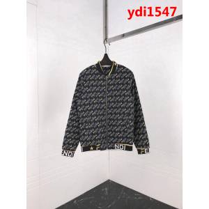 FENDI芬迪 X FILA聯名合作系列 滿身印花 加絨外套 男女同款 ydi1547