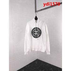 CHANEL香奈兒 18FW最新款 徽章LOGO 加絨加厚連帽衛衣 男女同款 ydi1570