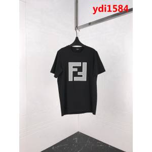 FENDI芬迪 19早春新款 雙F字母 雙股絲光棉短袖 男女同款 ydi1584