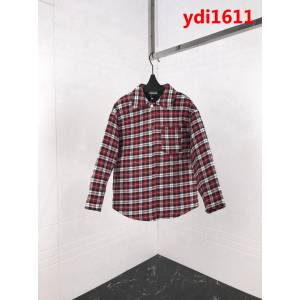 BALENCIAGA巴黎世家 18冬季新款 紅黑格子羊毛混紡 夾克外套 男女同款 ydi1611