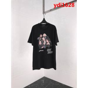 BALENCIAGA巴黎世家 18秋冬巴黎秀款 OS大版型 樂隊短袖 情侶款 ydi1628