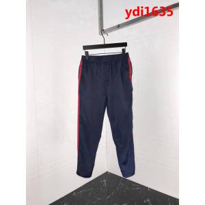 GUCCI古馳 紅藍撞色字母飾帶 絲綢面料 雙面穿 夾克套裝 情侶款 ydi1635