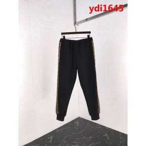 FENDI芬迪 18FW 最新款 黑色FF徽標織帶 經典復古 拉鏈夾克外套套裝 情侶款 ydi1645