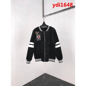 DＧ杜嘉班納 撲克牌系列 18ss秋冬新款 絲絨棒球款 男款外套 ydi1648