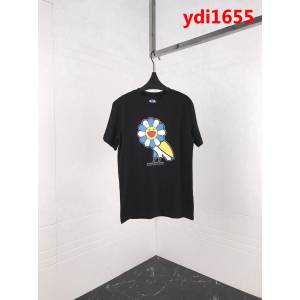 OVO X 村上隆19SS早春新聯名 OVO聯名村上隆 ins爆款 男款黑色短袖 ydi1655