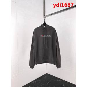 Vetemets維特萌 18ss秋冬新款 前後刺繡 連帽加絨衛衣 男女同款 ydi1687