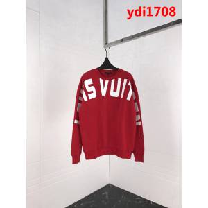 LV路易威登 18FW秋冬新款 插肩logo印花 純棉衛衣 情侶款 ydi1708