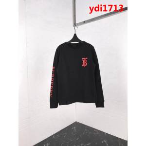 BURBERRY巴寶莉 BT壓膠印花系列 18ss秋冬新款 純棉加絨衛衣 男女同款 ydi1713